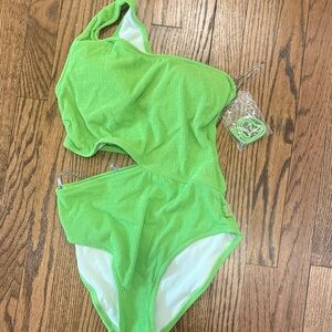 Michael Kors Green Apple Swimsuit NWT Size 10